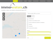 Tablet Screenshot of immo-valais.ch